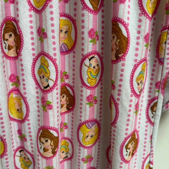 Disney Princess 3T Girls Pink and White Long Sleeve Nightgown Pajamas - Picture 4 of 9
